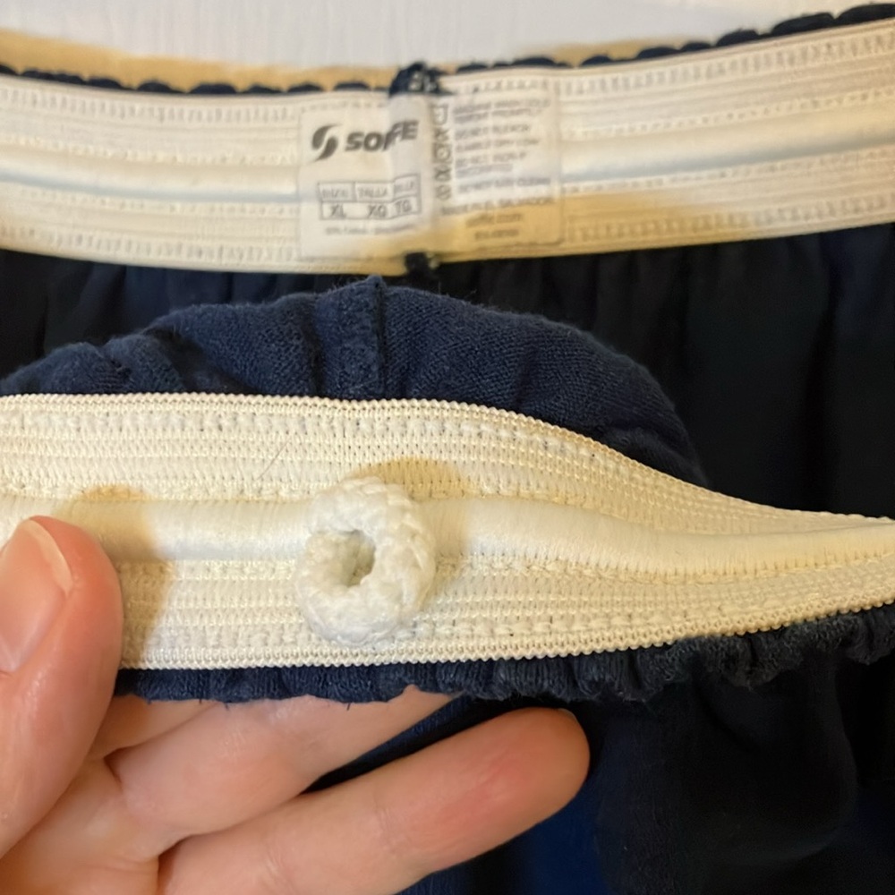 Navy blue athletic or lounge shorts XL - Picture 3 of 5